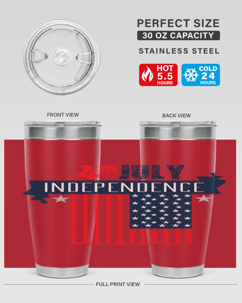 4th July Independent Style 65#- Fourt Of July- Tumbler