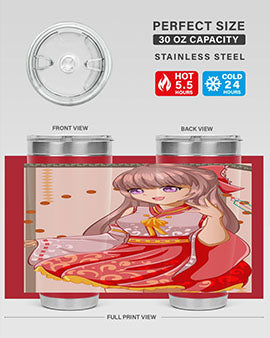 A beautiful and happy girl with kimono 104#- anime- Tumbler