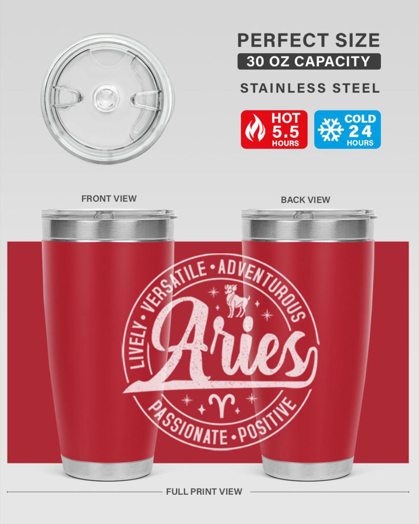 Aries 103#- zodiac- Tumbler
