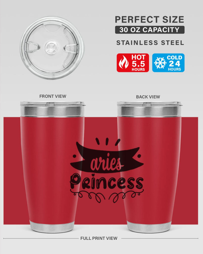 Aries princess 116#- zodiac- Tumbler