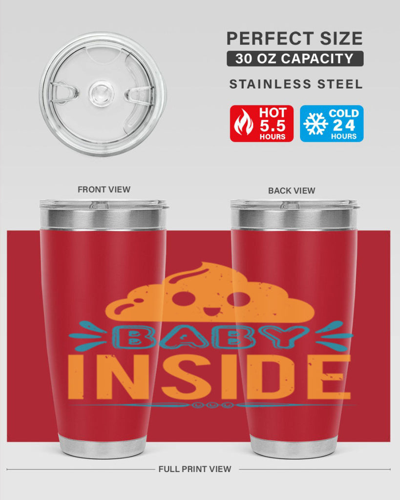 Baby Inside Style 1#- baby shower- tumbler