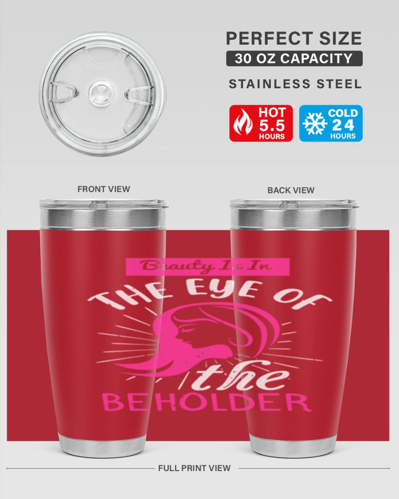 Beauty is in the eye of the beholder Style 169#- make up- Tumbler