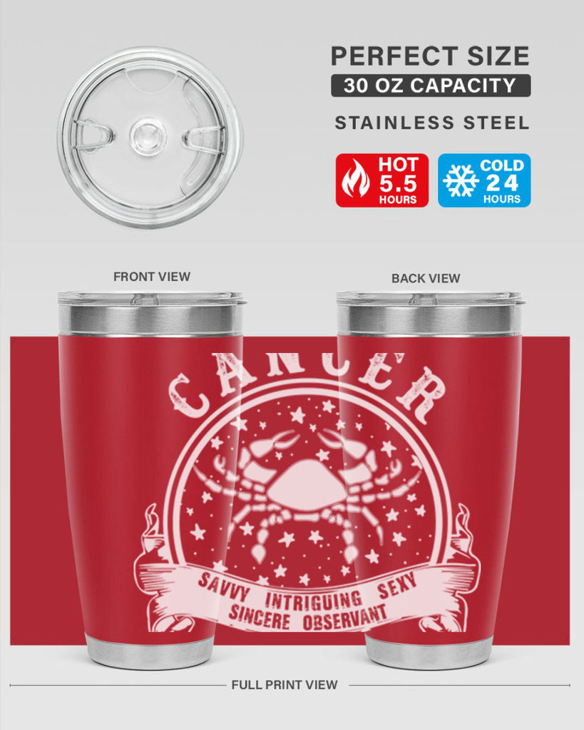 Cancer 14#- zodiac- Tumbler