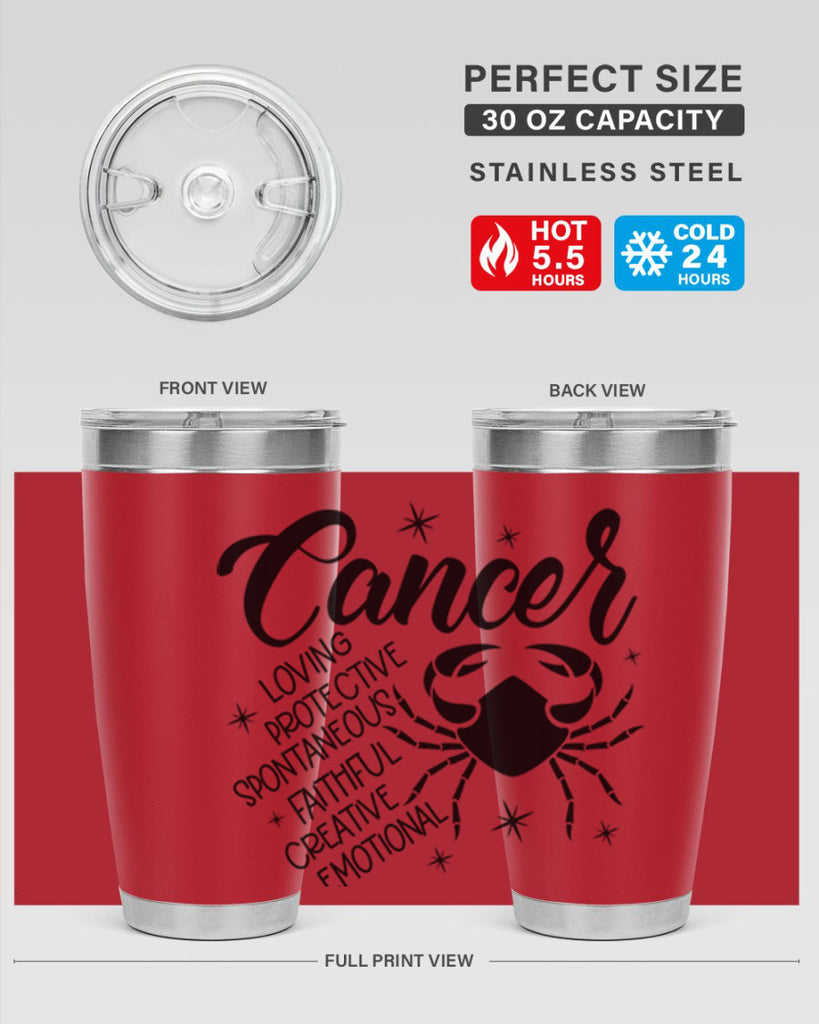 Cancer 151#- zodiac- Tumbler