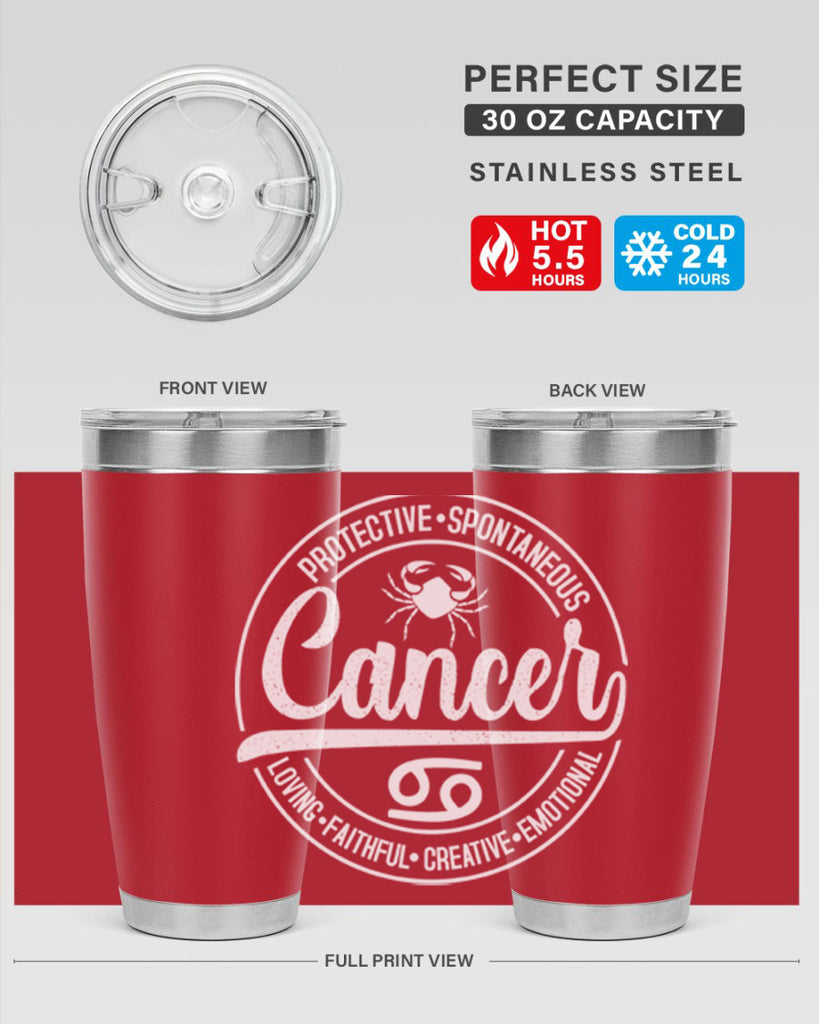 Cancer 154#- zodiac- Tumbler
