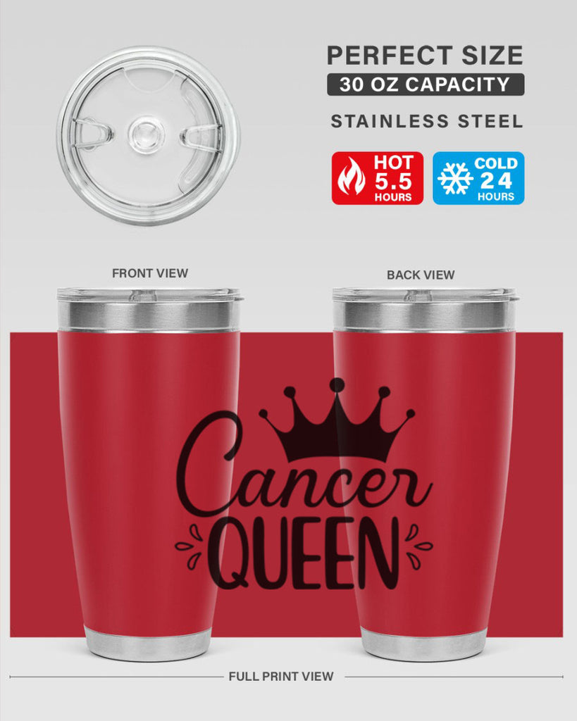 Cancer queen 161#- zodiac- Tumbler