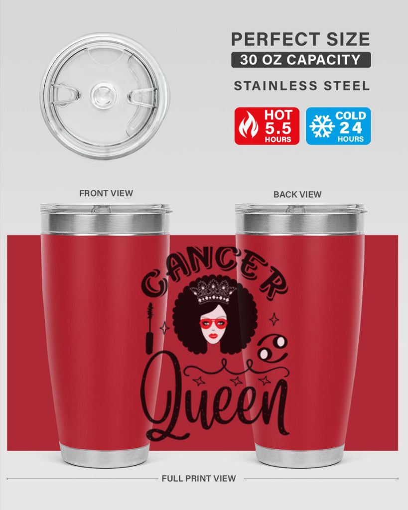 Cancer queen 162#- zodiac- Tumbler