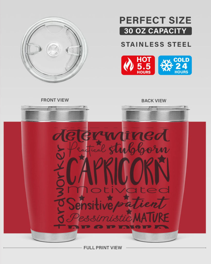 Capricorn 566#- zodiac- Tumbler
