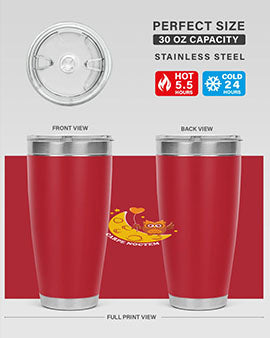 Carpe Noctem Moon Stars Owl A TurtleRabbit 1#- owl- Tumblers