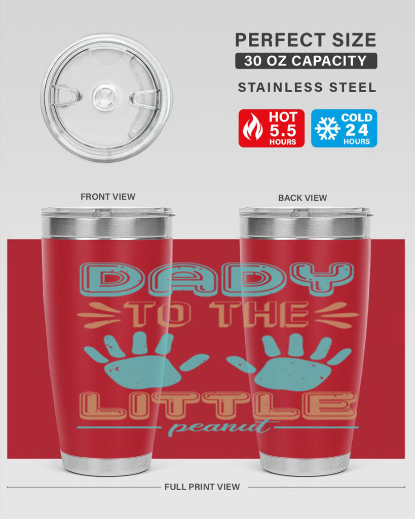 Dady to the little peanut Style 43#- baby shower- tumbler