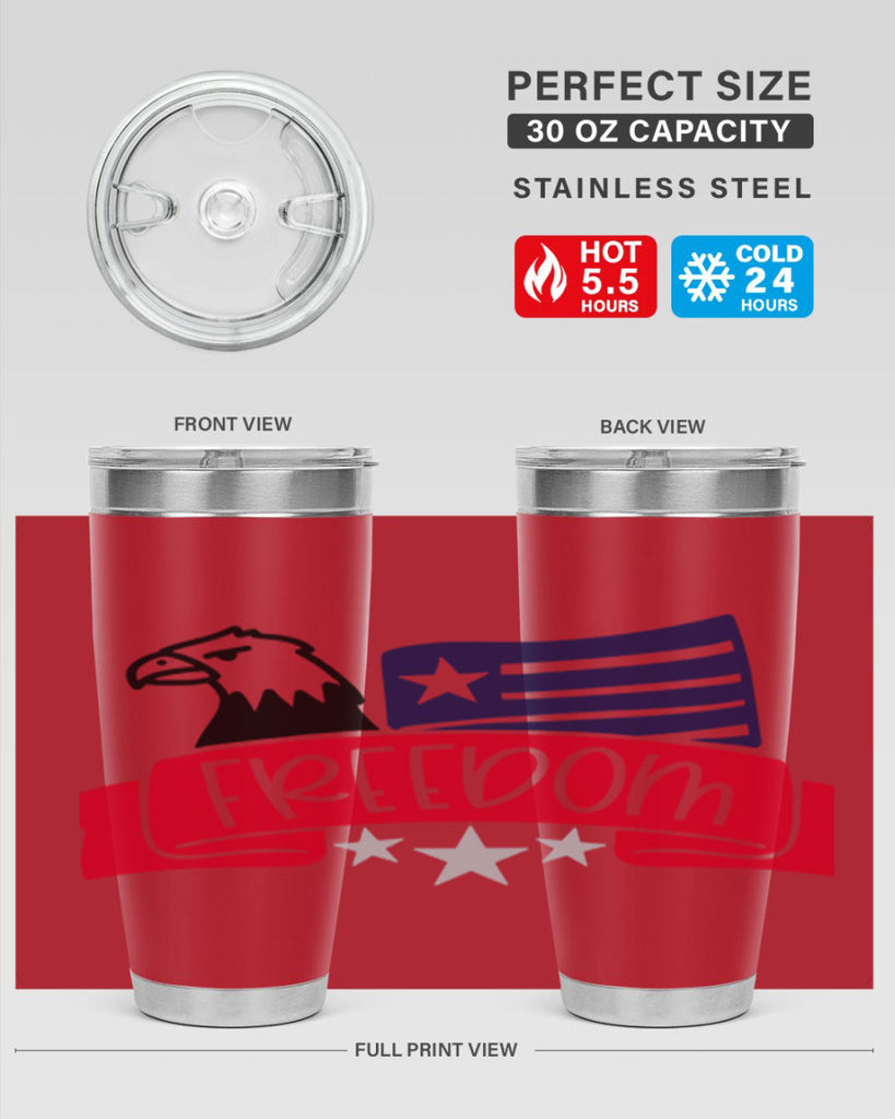 Freedom Style 147#- Fourt Of July- Tumbler