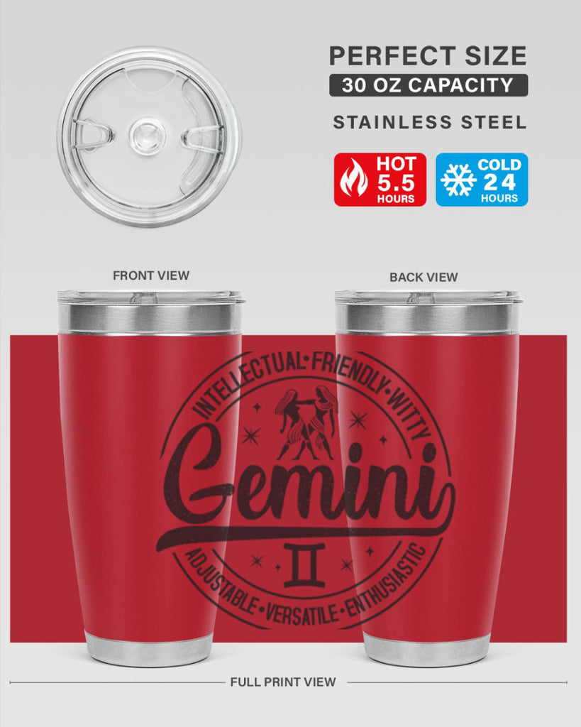Gemini 225#- zodiac- Tumbler