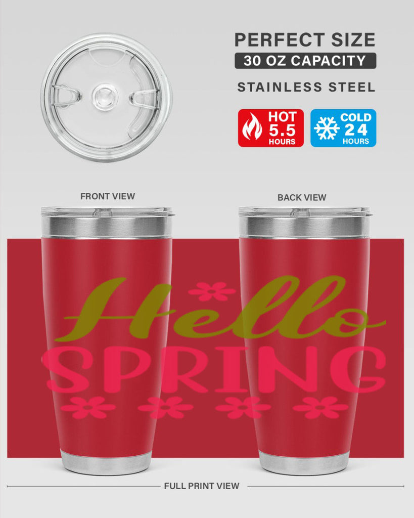 Hello Spring 213#- spring- Tumbler