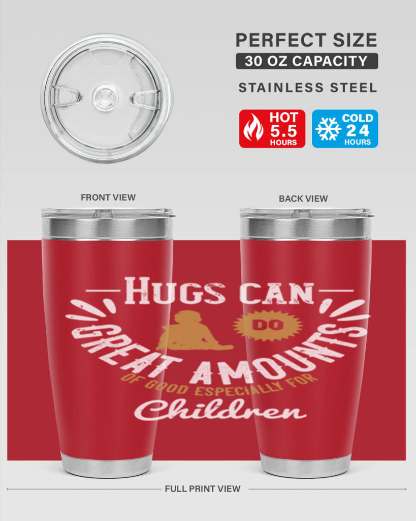 Hugs can do great amounts of good especially for children Style 37#- baby- Cotton Tank