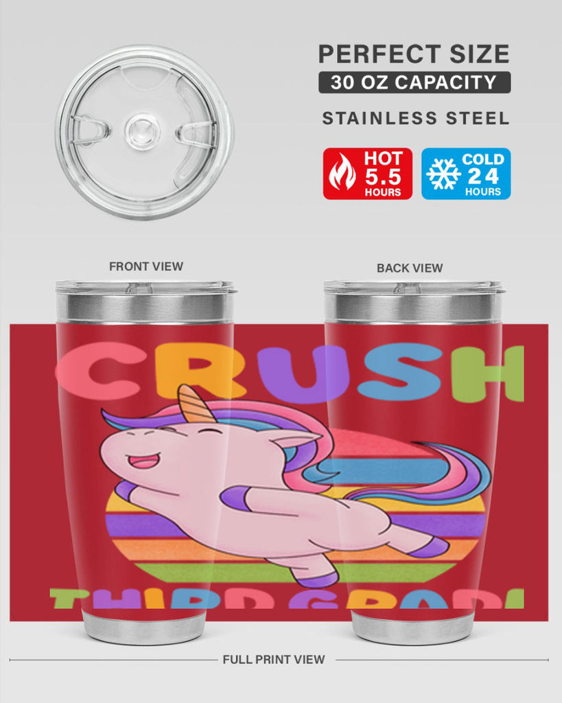 Im Ready to Crush 3rd 14#- 3rd grade- Tumbler