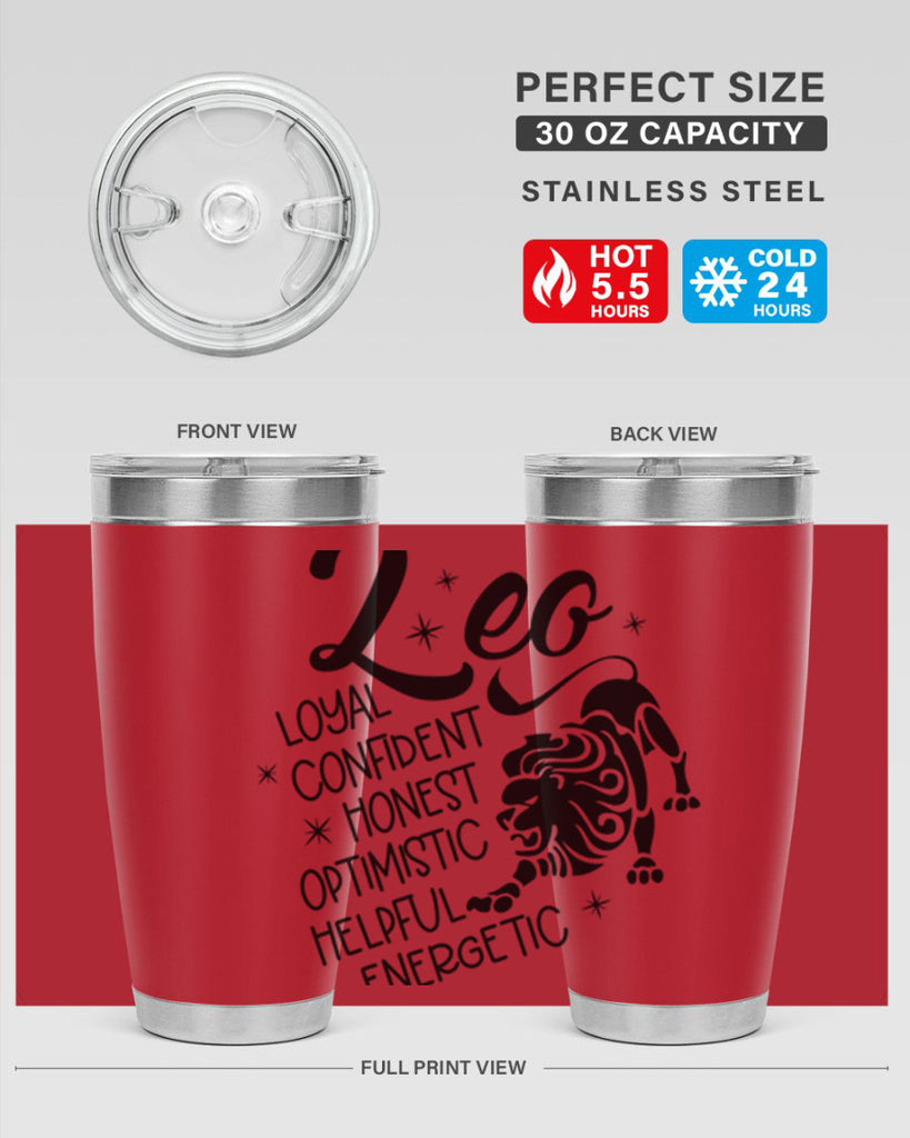 Leo 282#- zodiac- Tumbler