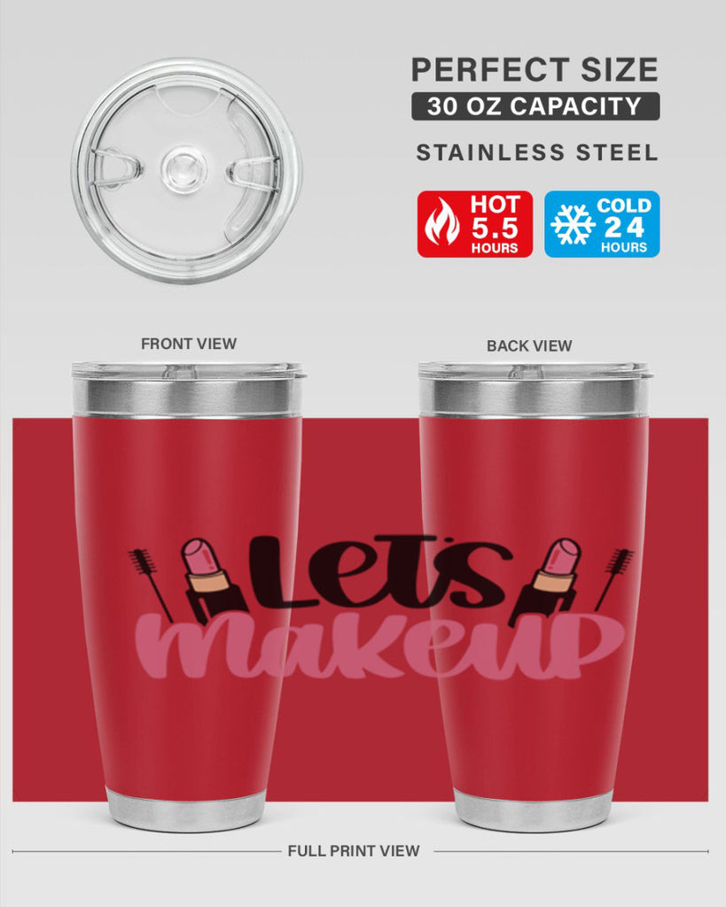 Let∩s Makeup Style 62#- make up- Tumbler