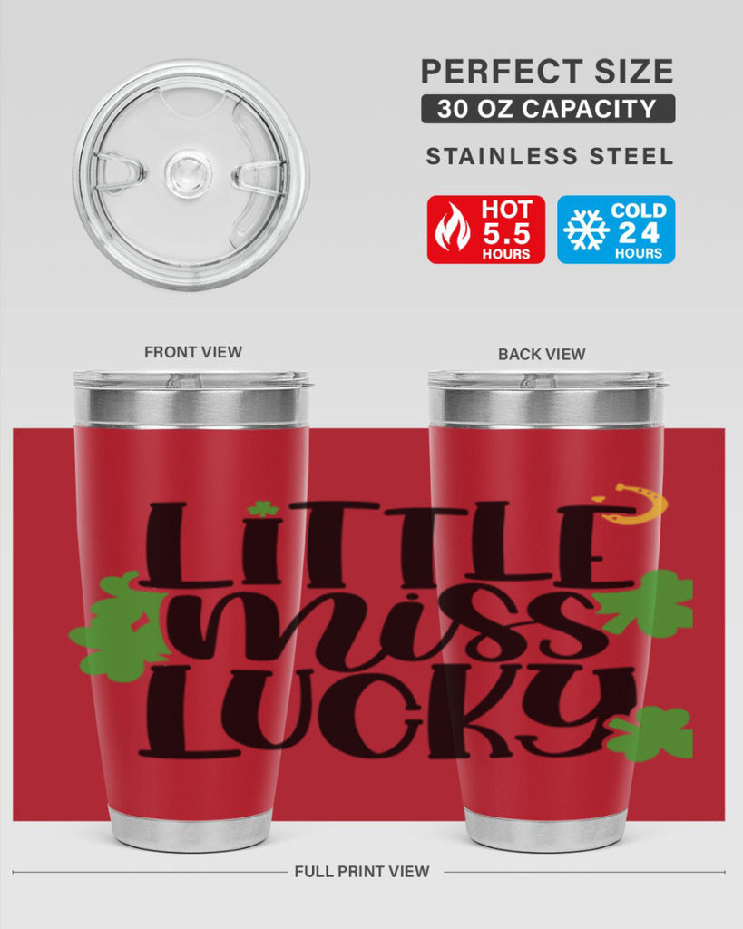 Little Miss Lucky Style 68#- St Patricks Day- Tumbler