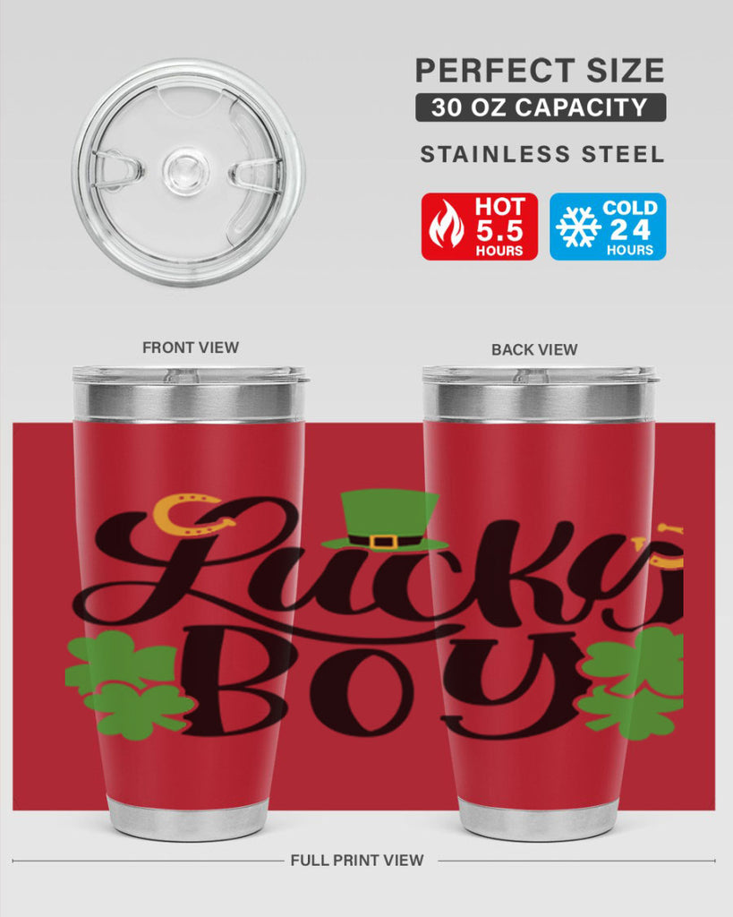 Lucky Boy Style 59#- St Patricks Day- Tumbler