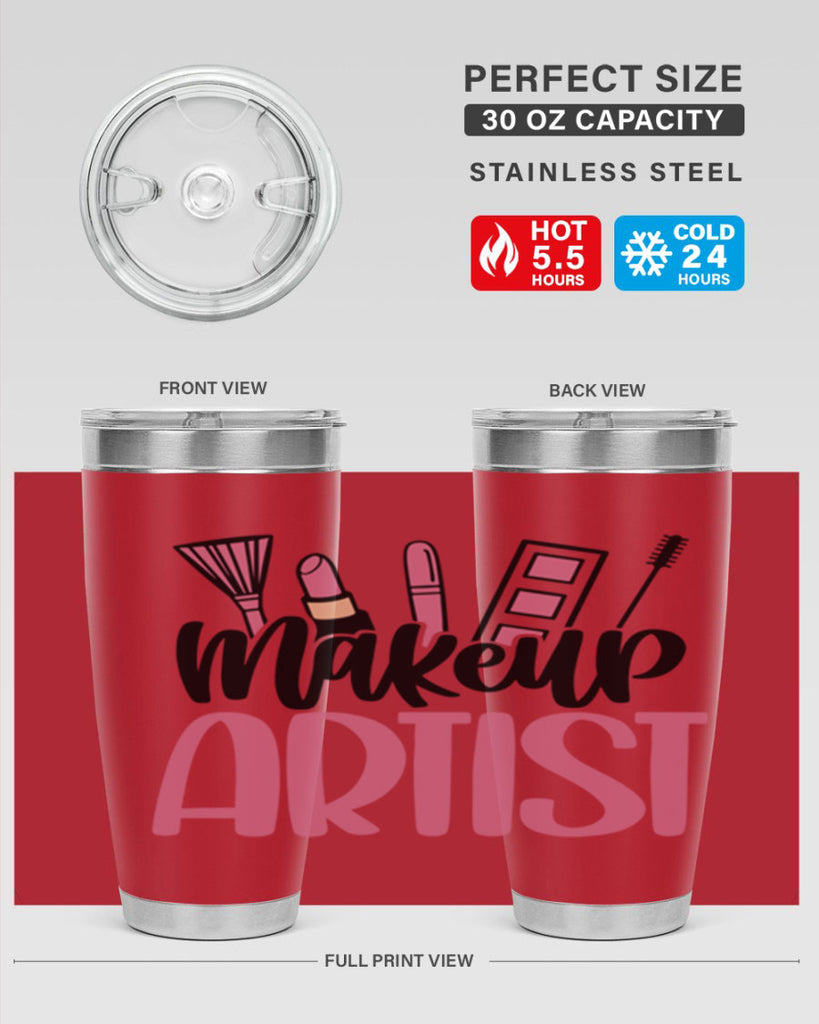 Makeup Artist Style 52#- make up- Tumbler