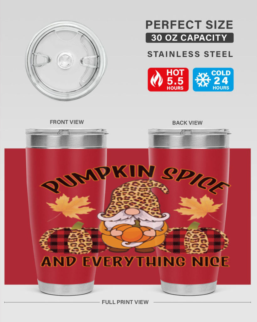 Pumpkin Spice and Everything Nice 534#- fall- Tumbler