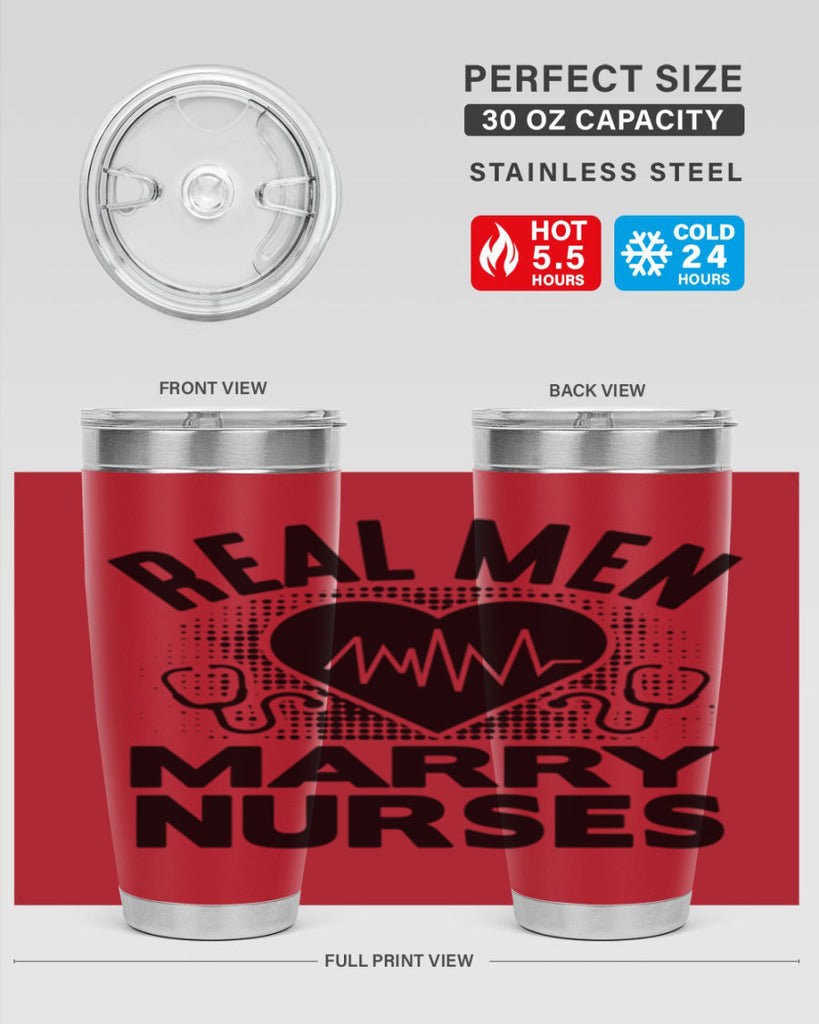 Real men Style 253#- nurse- tumbler