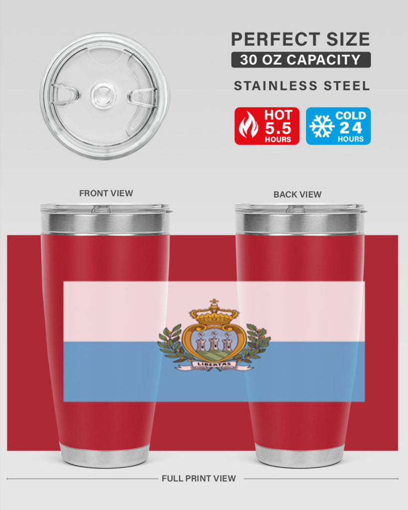 San Marino 48#- world flags- Tumbler