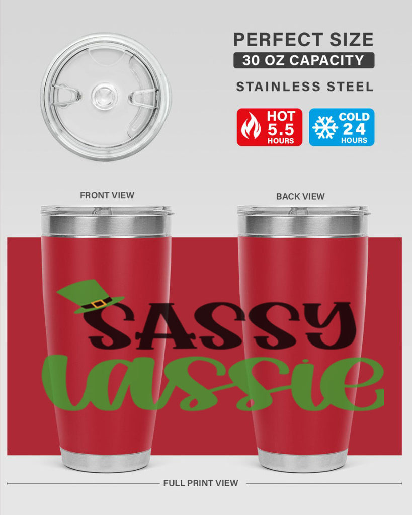 Sassy Iassie Style 34#- St Patricks Day- Tumbler