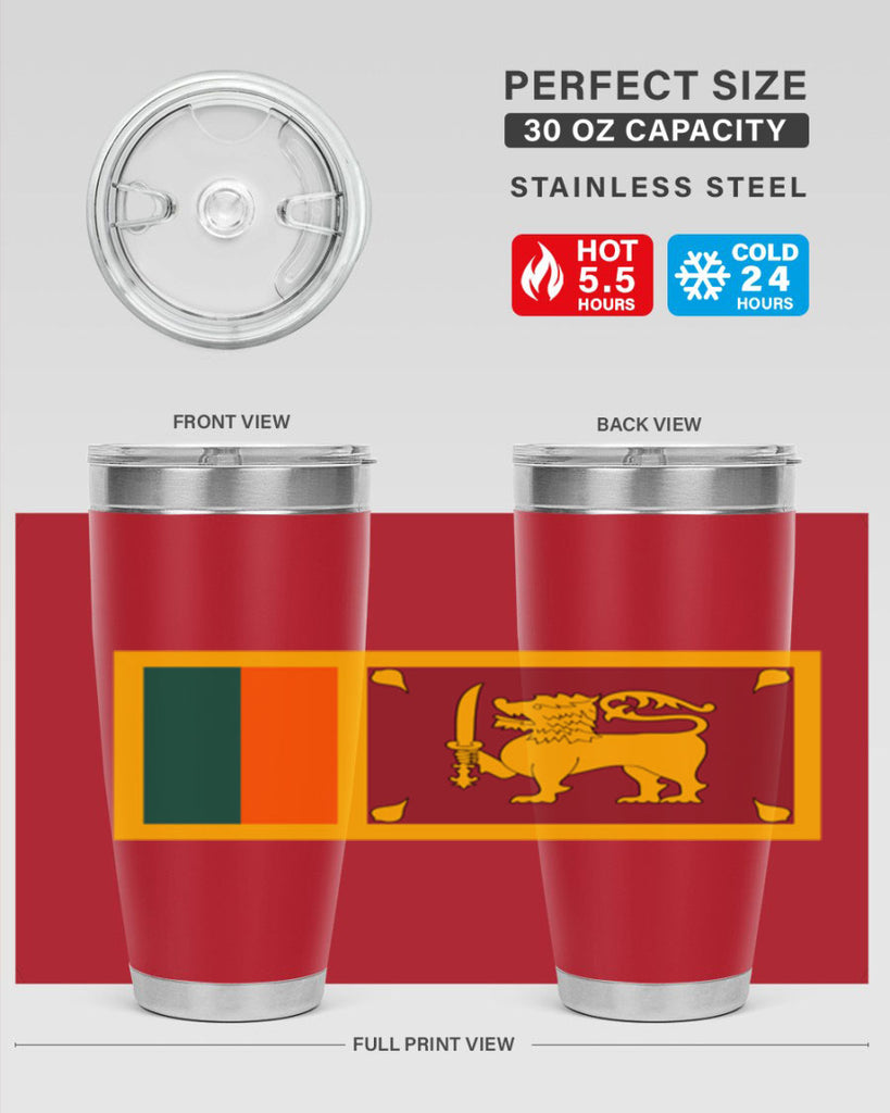 Sri Lanka 32#- world flags- Tumbler