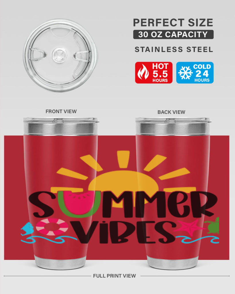 Summer Vibes Style 19#- summer- Tumbler