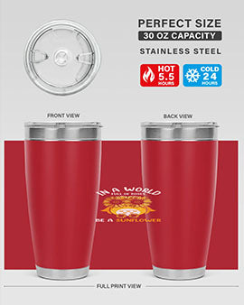 Sunflower Owl In A World A TurtleRabbit 18#- owl- Tumblers