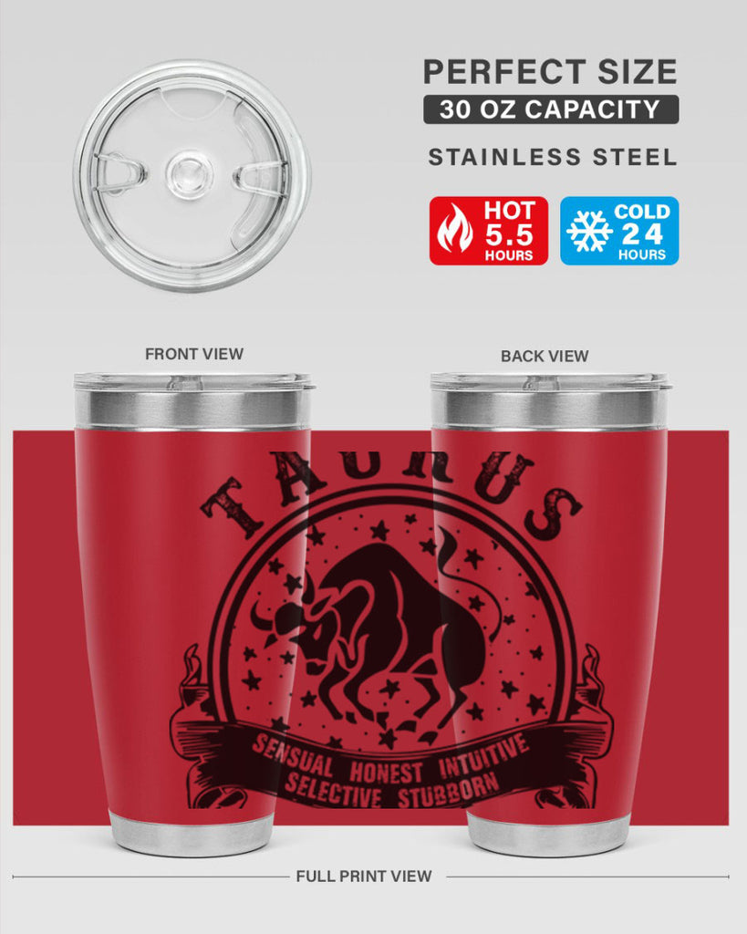 Taurus 5#- zodiac- Tumbler