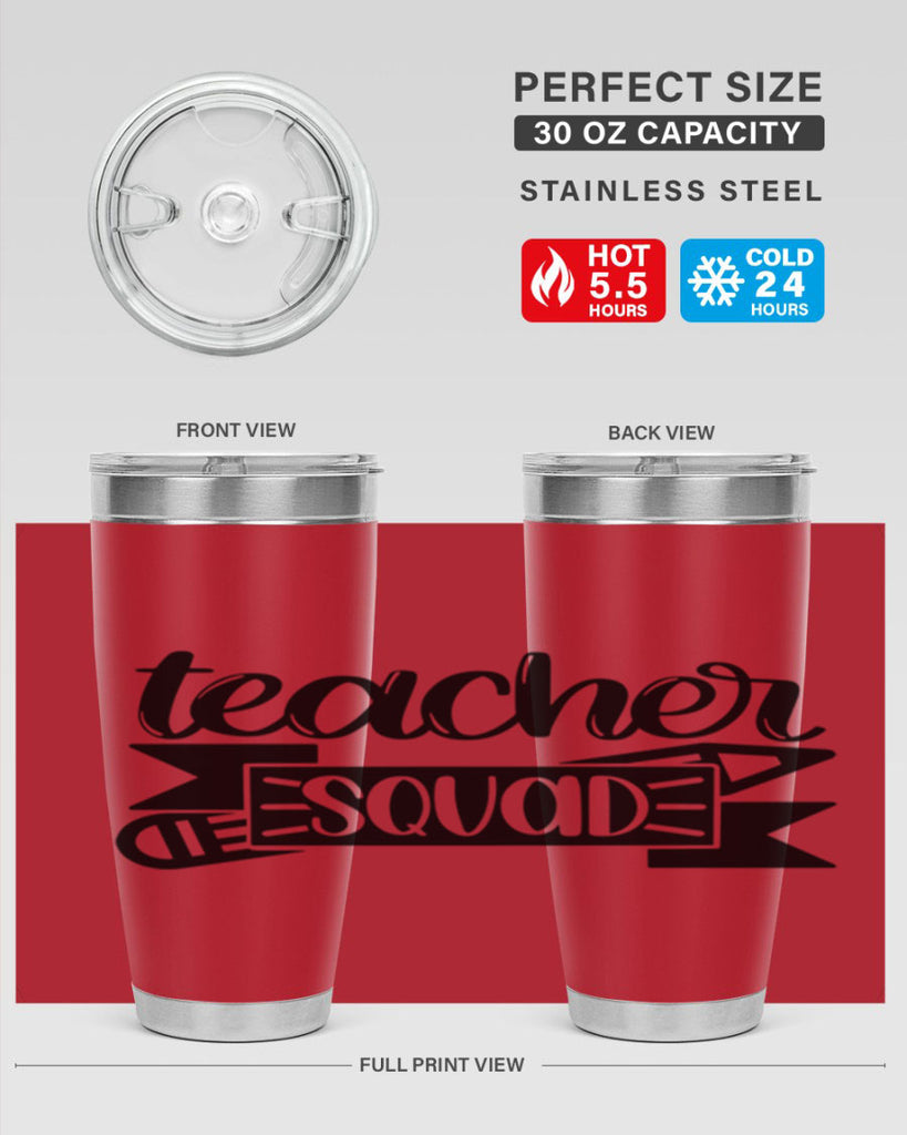 Teacher Squad Style 48#- teacher- tumbler