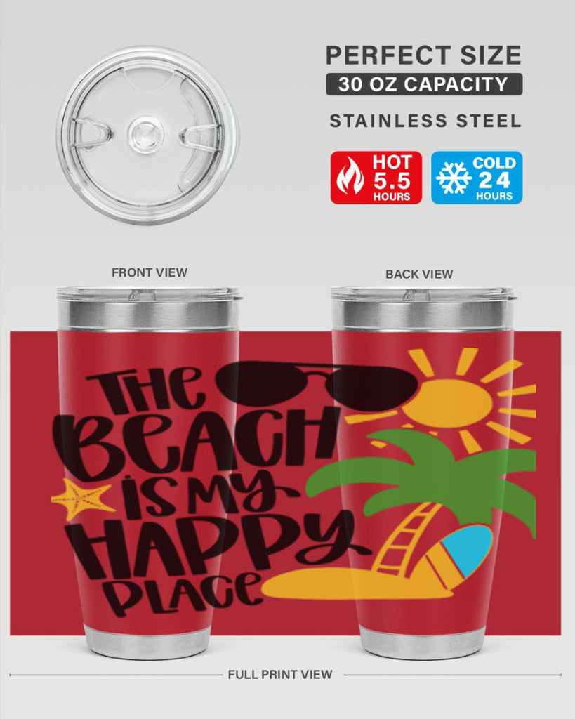 The Beach Is My Happy Place Style 12#- summer- Tumbler