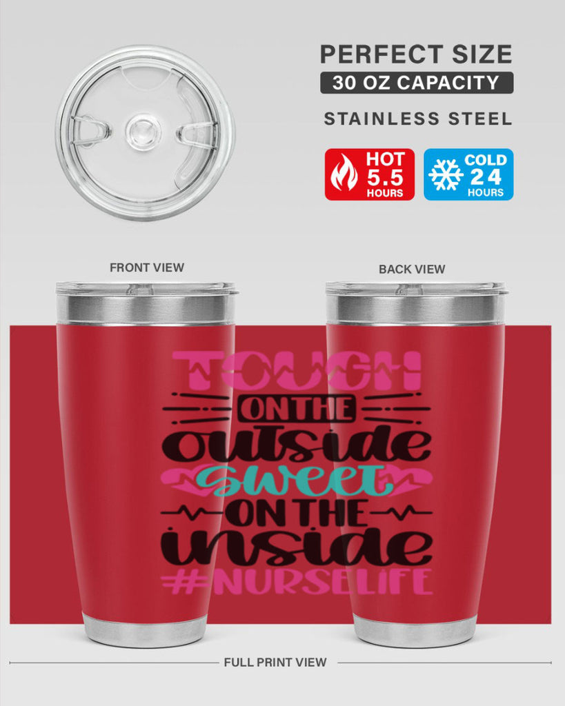 Tough On The Outside Style Style 15#- nurse- tumbler