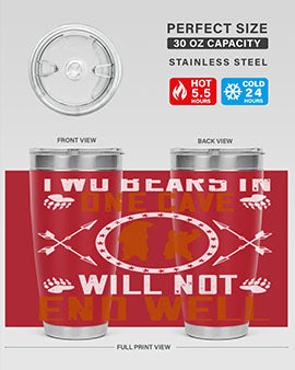 Two bears in one cave will not end well 34#- Bears- Tumbler