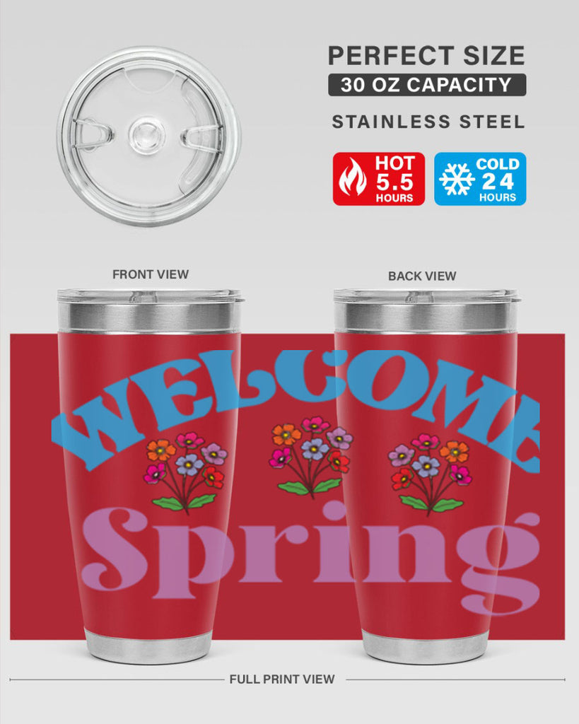 Welcome Spring  600#- spring- Tumbler