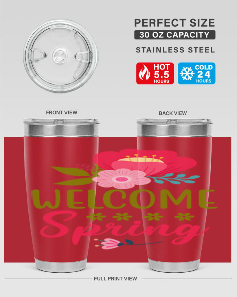 Welcome Spring 582#- spring- Tumbler