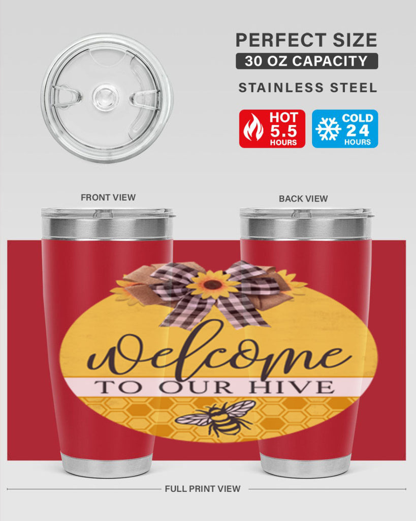 Welcome to our Hive complete yellow Mockup589#- spring- Tumbler