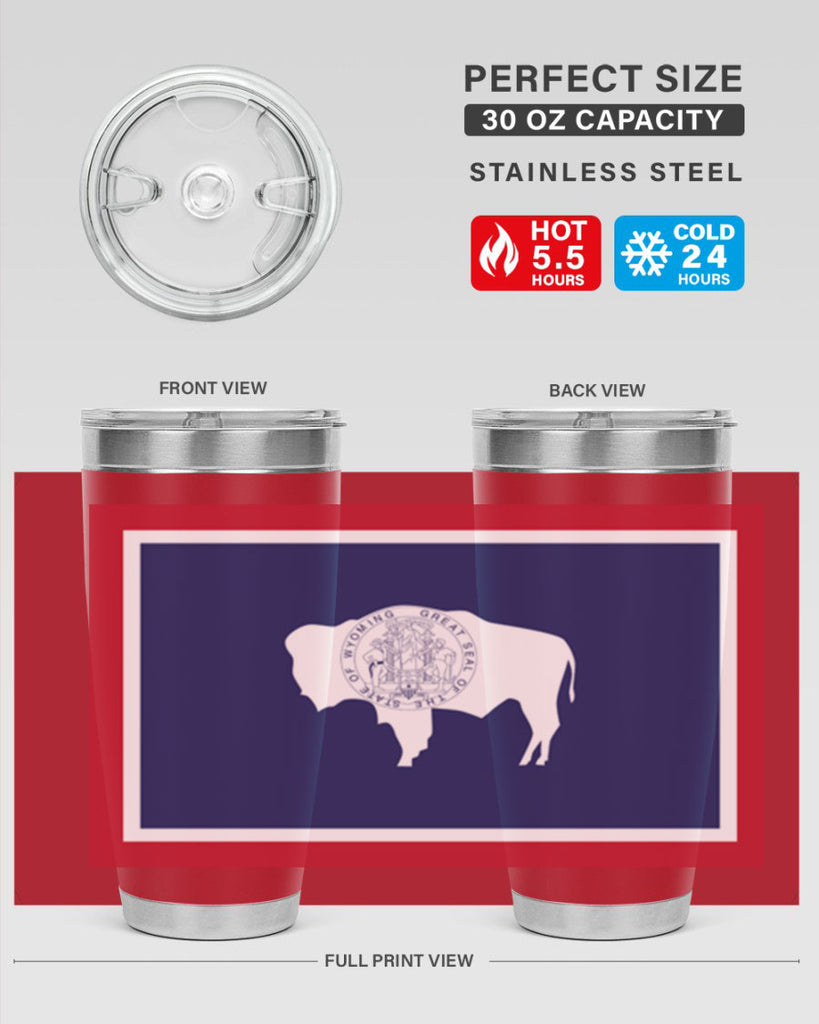 Wyoming 1#- stateflags- Tumbler