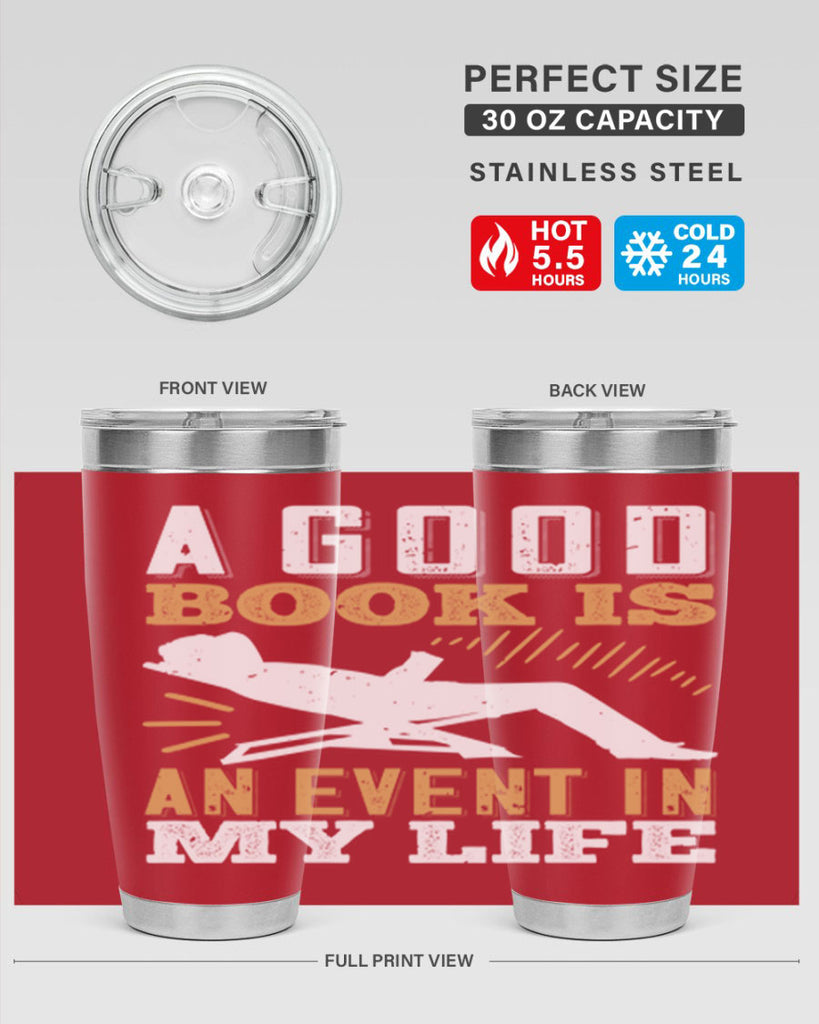 a good book is an event in my life 78#- reading- Tumbler