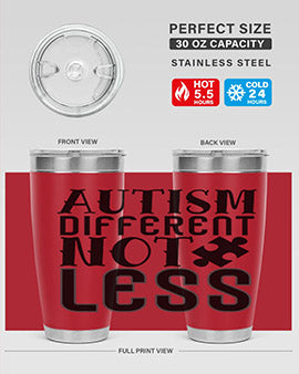 autism different not less Style 6#- autism- Tumbler