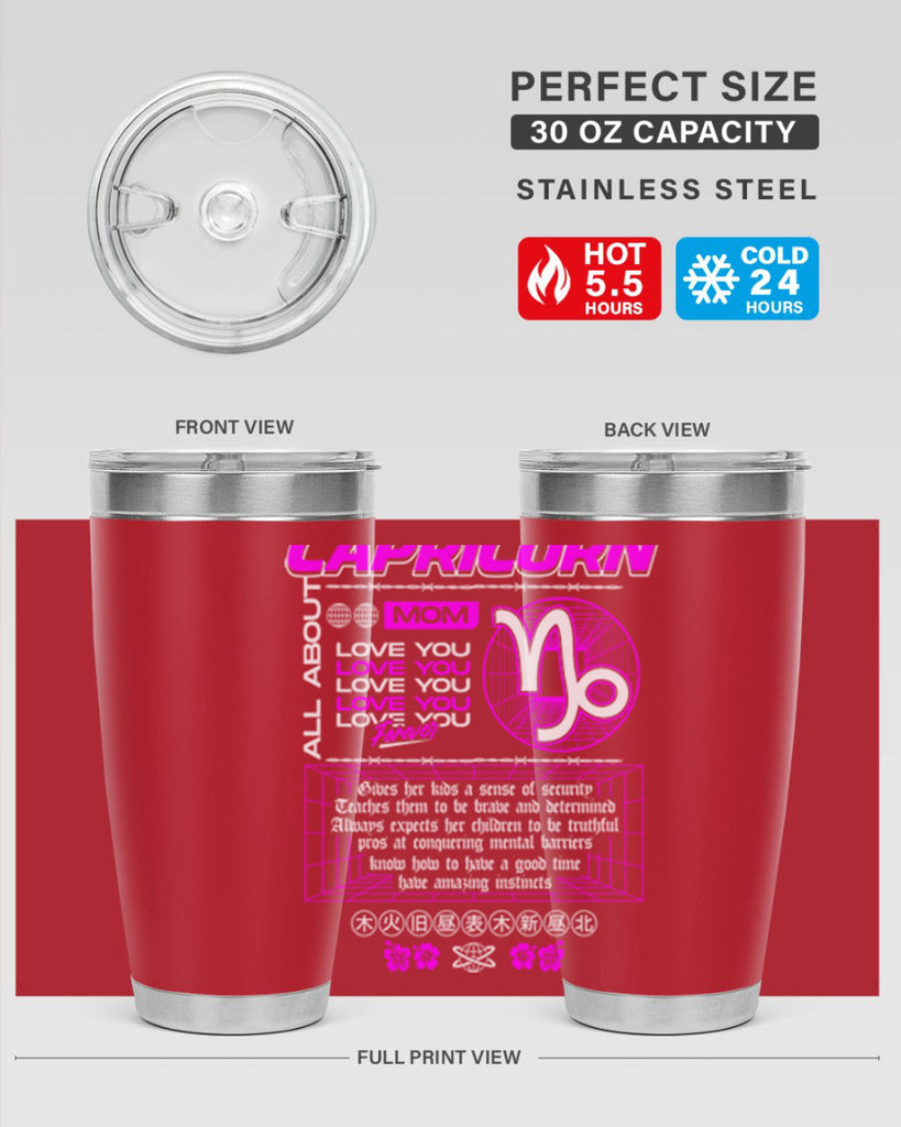 capricorn 208#- zodiac- Tumbler