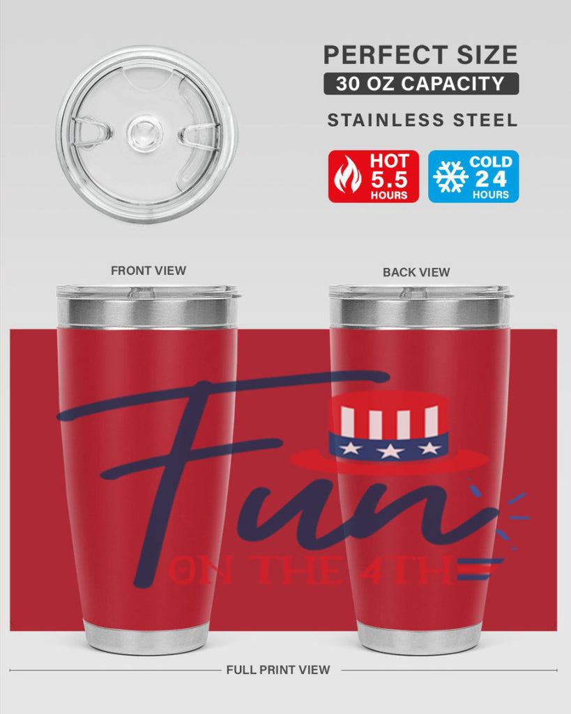 fun on the th Style 18#- Fourt Of July- Tumbler