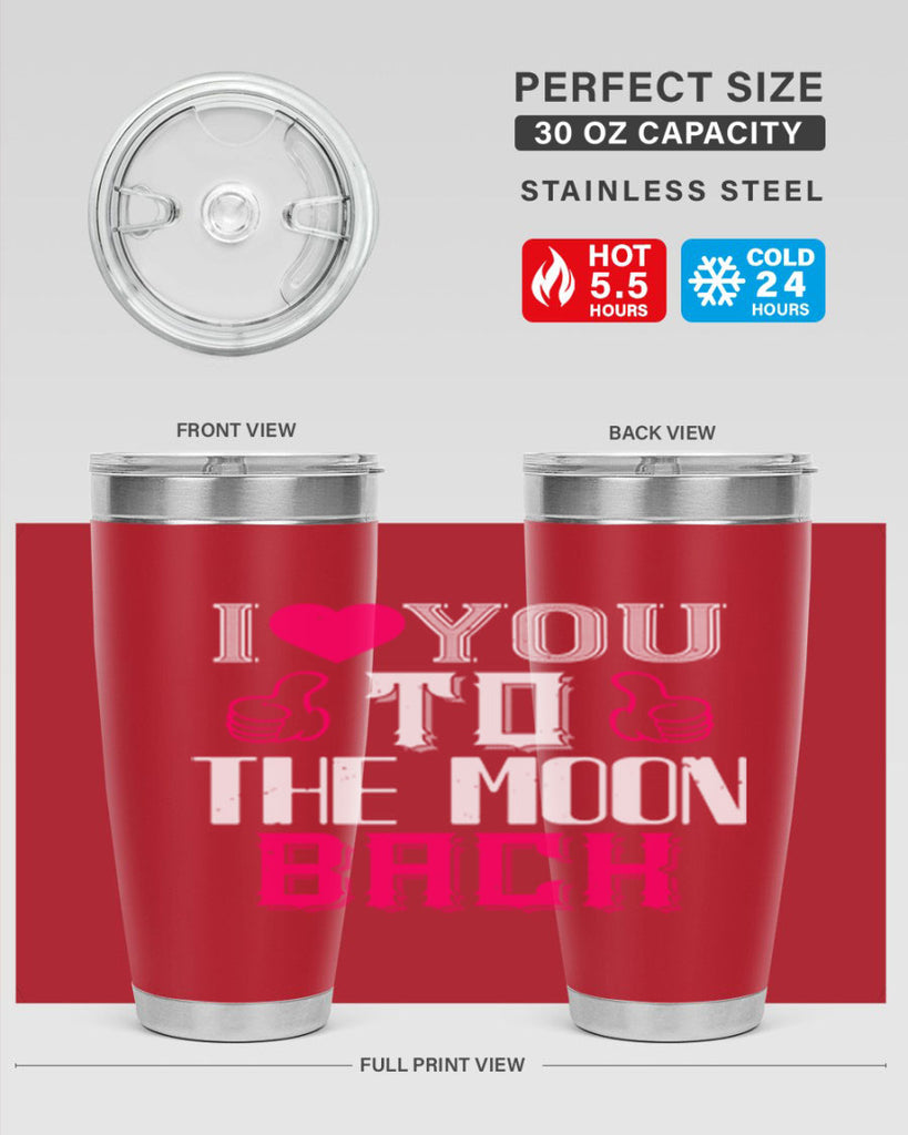ilove you to the moon beach 49#- valentines day- Tumbler