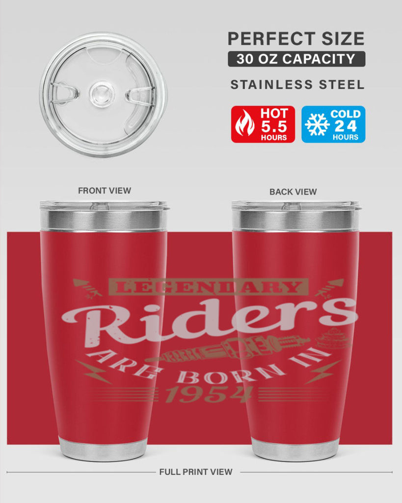 legendary riders are born in Style 60#- birthday- tumbler