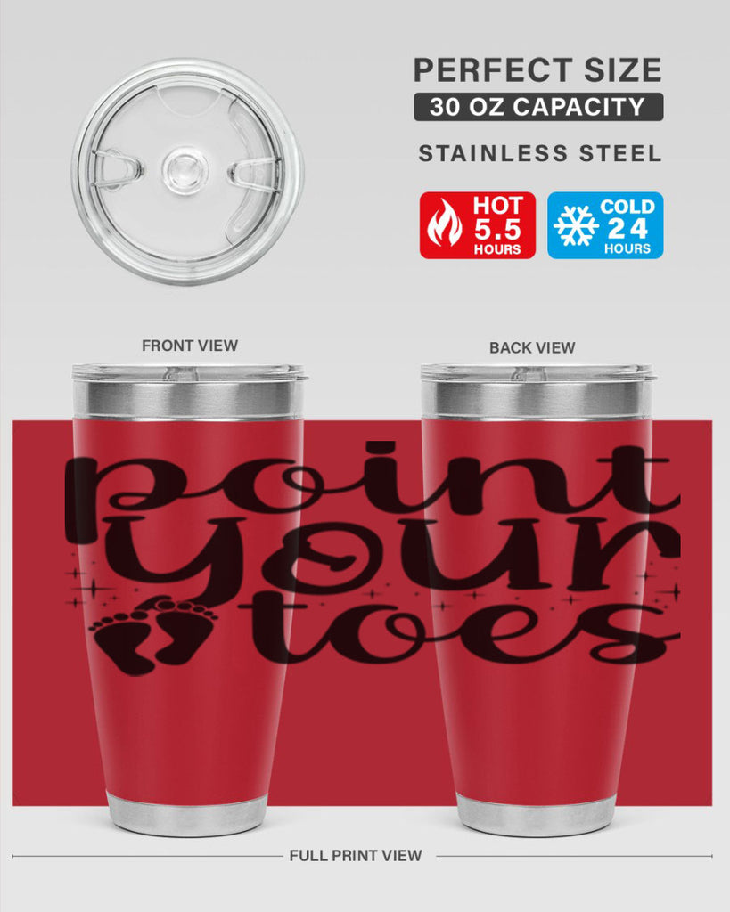 point your toes67#- ballet- Tumbler
