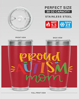 proud autism mom Style 35#- autism- Tumbler