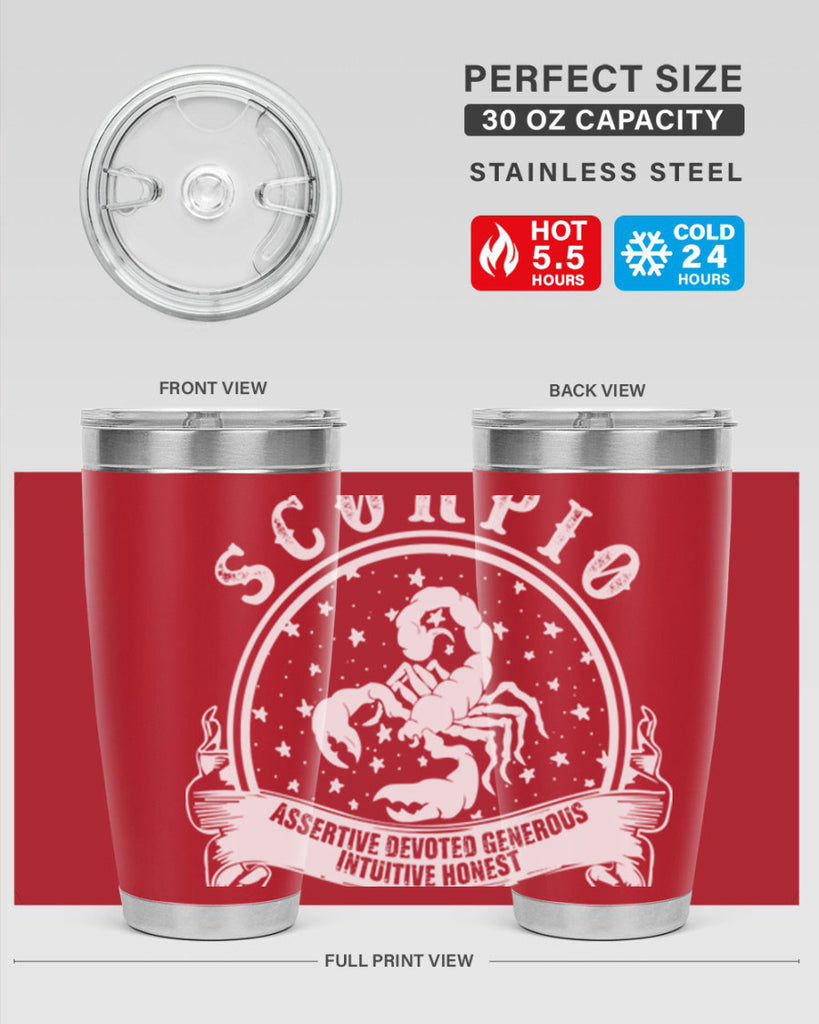 scorpio 30#- zodiac- Tumbler