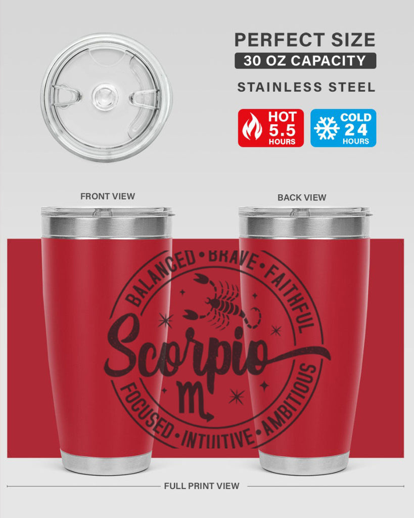 scorpio 438#- zodiac- Tumbler